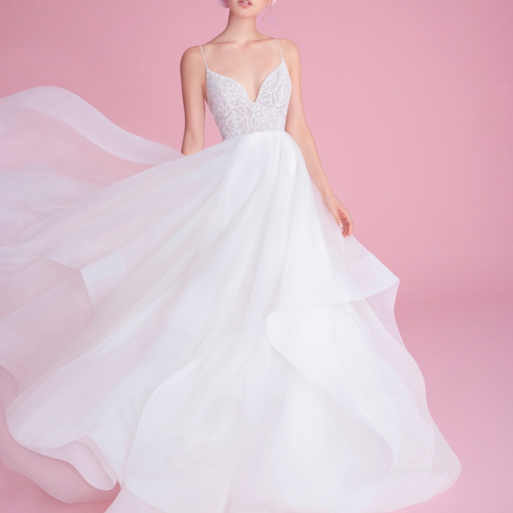 Wedding Dress Blush by Haley Paige- Perri Gown